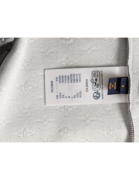 Louis Vuitton All-Over Monogram Jacquard Short-Sleeve T-Shirt TSK1,Louis Vuitton