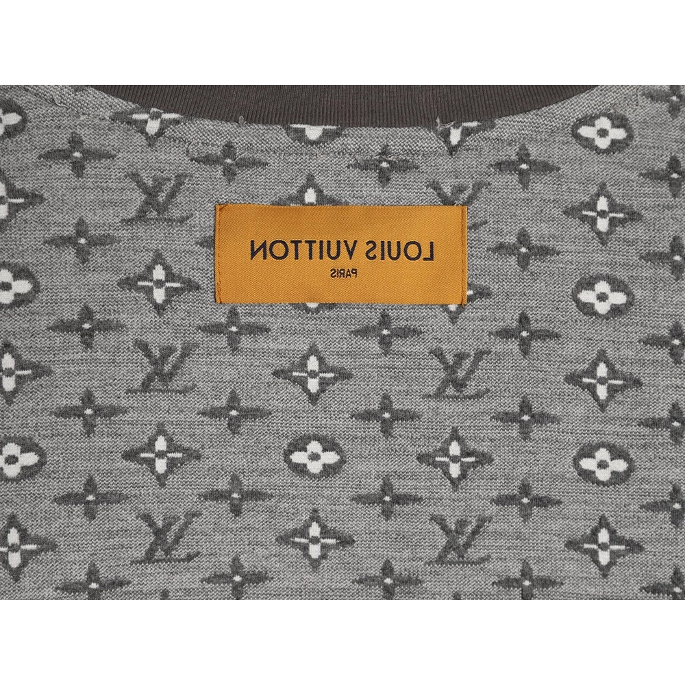 Louis Vuitton All-Over Monogram Jacquard Short-Sleeve T-Shirt TSK1,Louis Vuitton