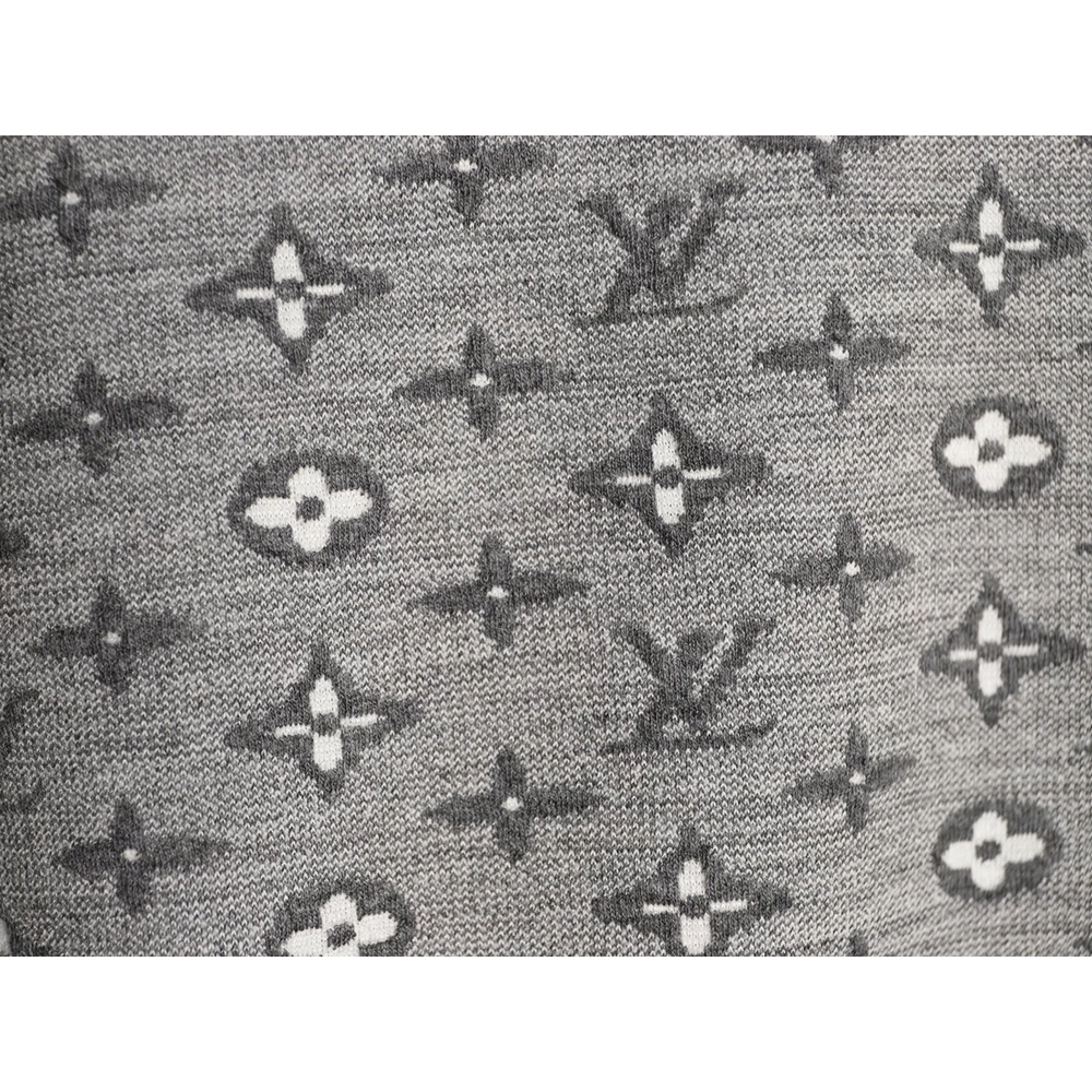 Louis Vuitton All-Over Monogram Jacquard Short-Sleeve T-Shirt TSK1,Louis Vuitton