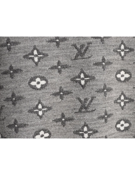 Louis Vuitton All-Over Monogram Jacquard Short-Sleeve T-Shirt TSK1,Louis Vuitton
