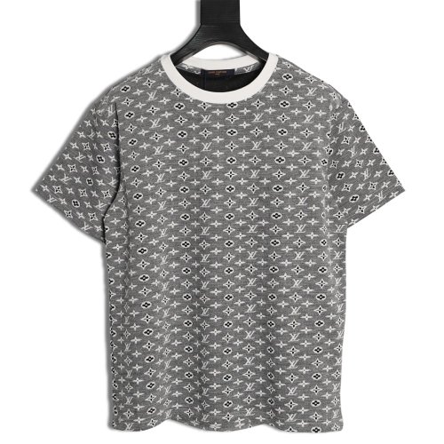 Louis Vuitton All-Over Monogram Jacquard Short-Sleeve T-Shirt,Louis Vuitton