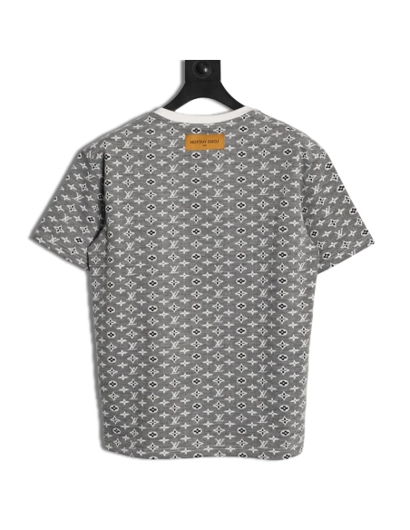 Louis Vuitton All-Over Monogram Jacquard Short-Sleeve T-Shirt,Louis Vuitton