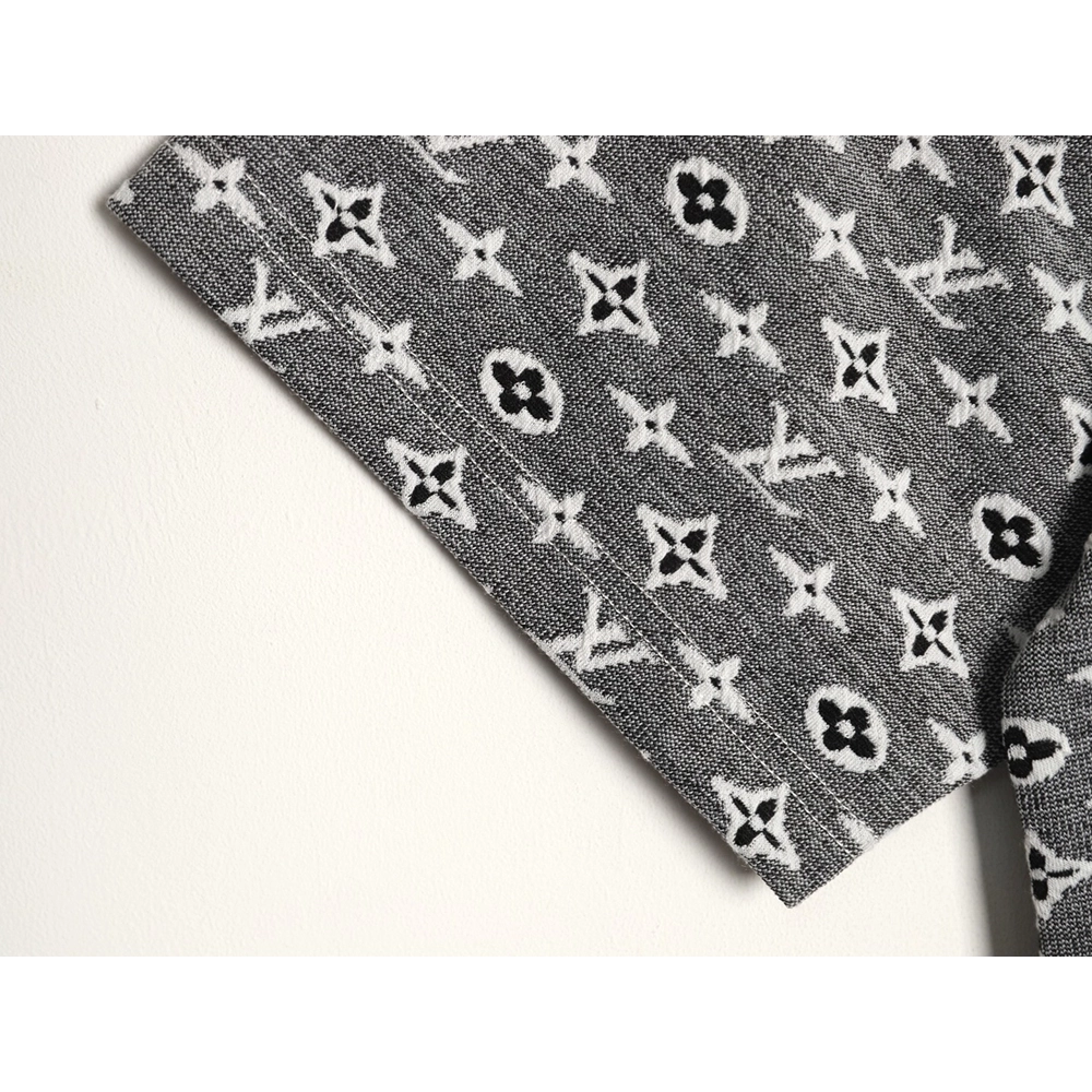 Louis Vuitton All-Over Monogram Jacquard Short-Sleeve T-Shirt,Louis Vuitton
