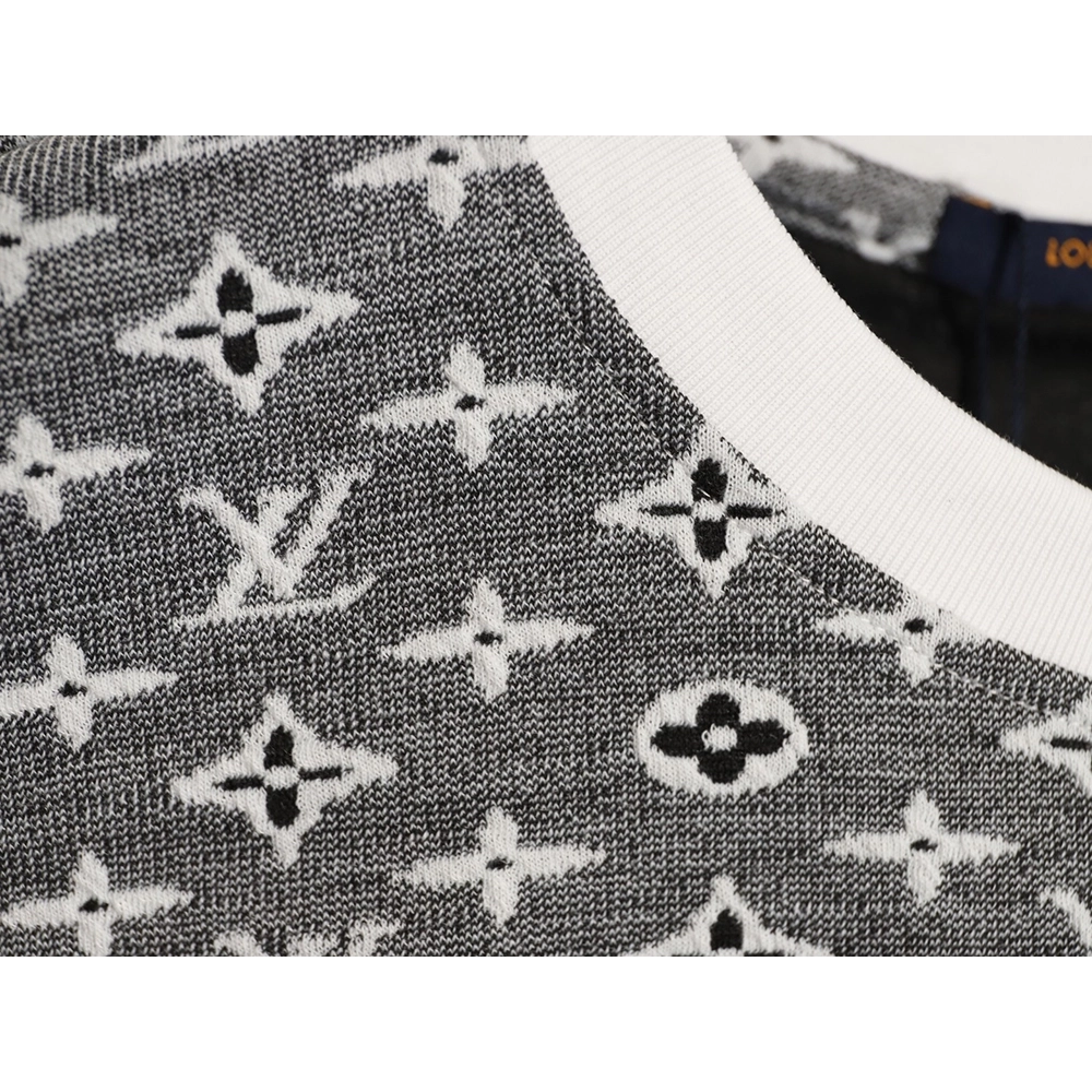 Louis Vuitton All-Over Monogram Jacquard Short-Sleeve T-Shirt,Louis Vuitton