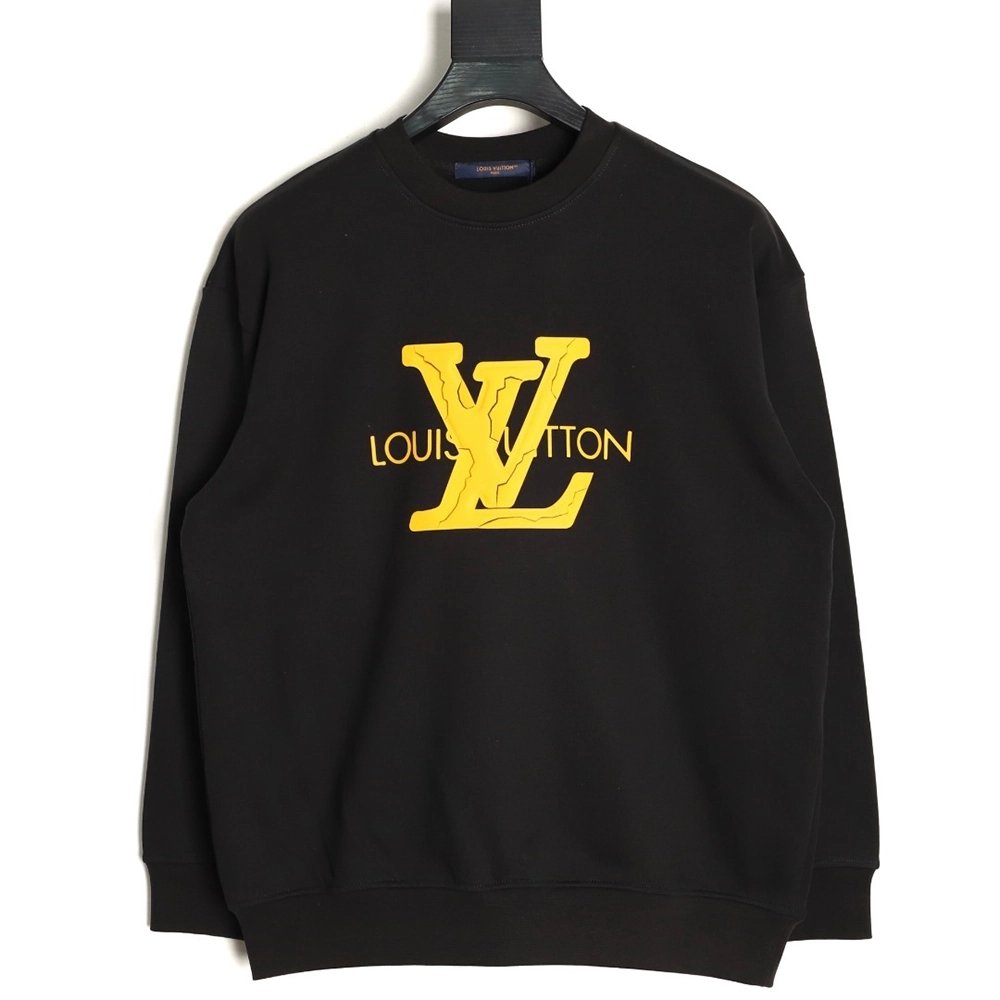 Louis Vuitton 3D Logo Print Crewneck Sweatshirt,Louis Vuitton