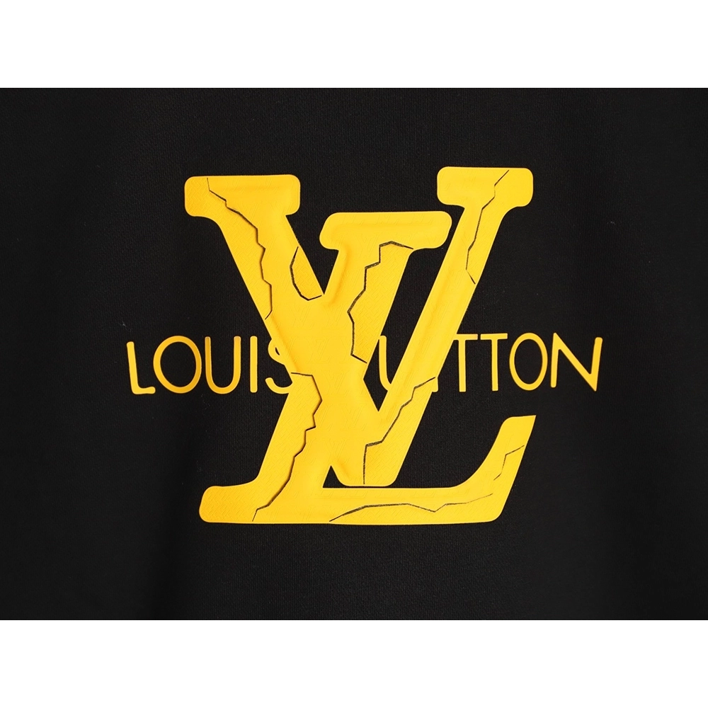 Louis Vuitton 3D Logo Print Crewneck Sweatshirt,Louis Vuitton
