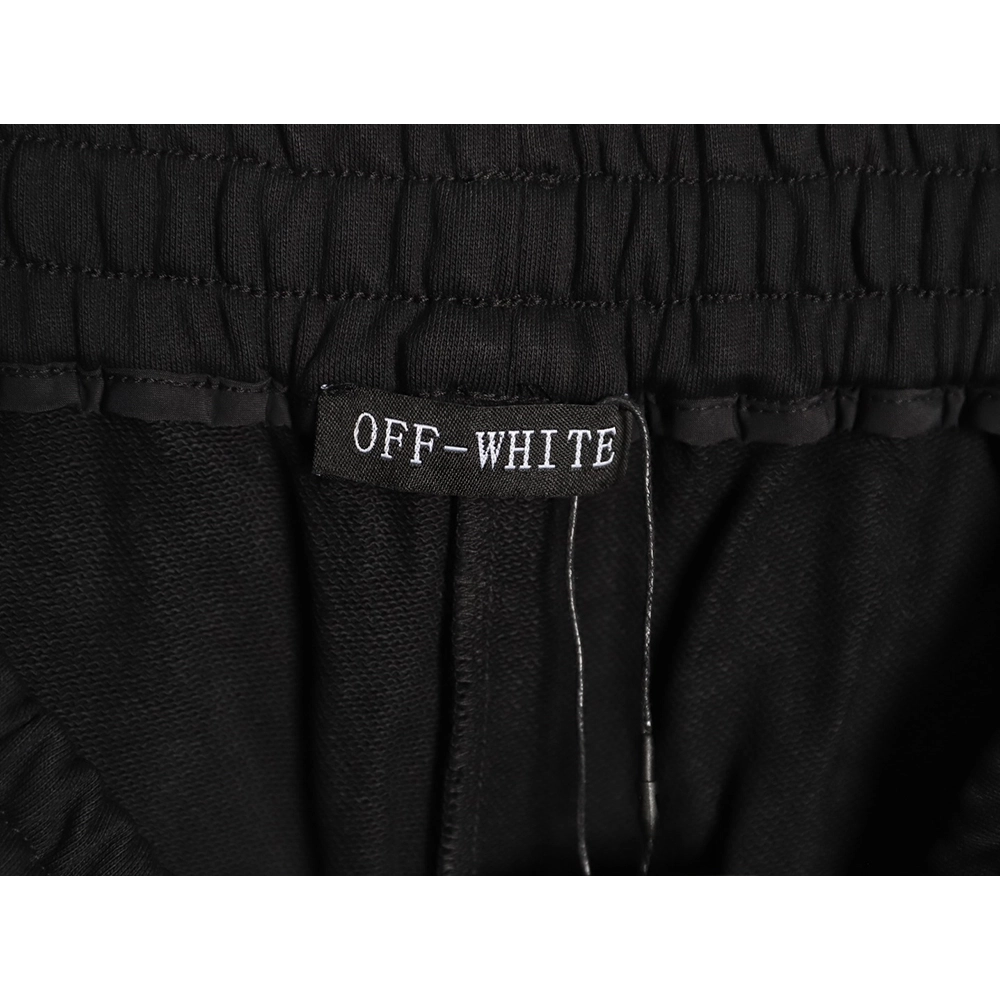 OFF-WHITE Tape-Print "OFF" Letter Shorts,Off White
