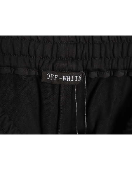 OFF-WHITE Tape-Print "OFF" Letter Shorts,Off White