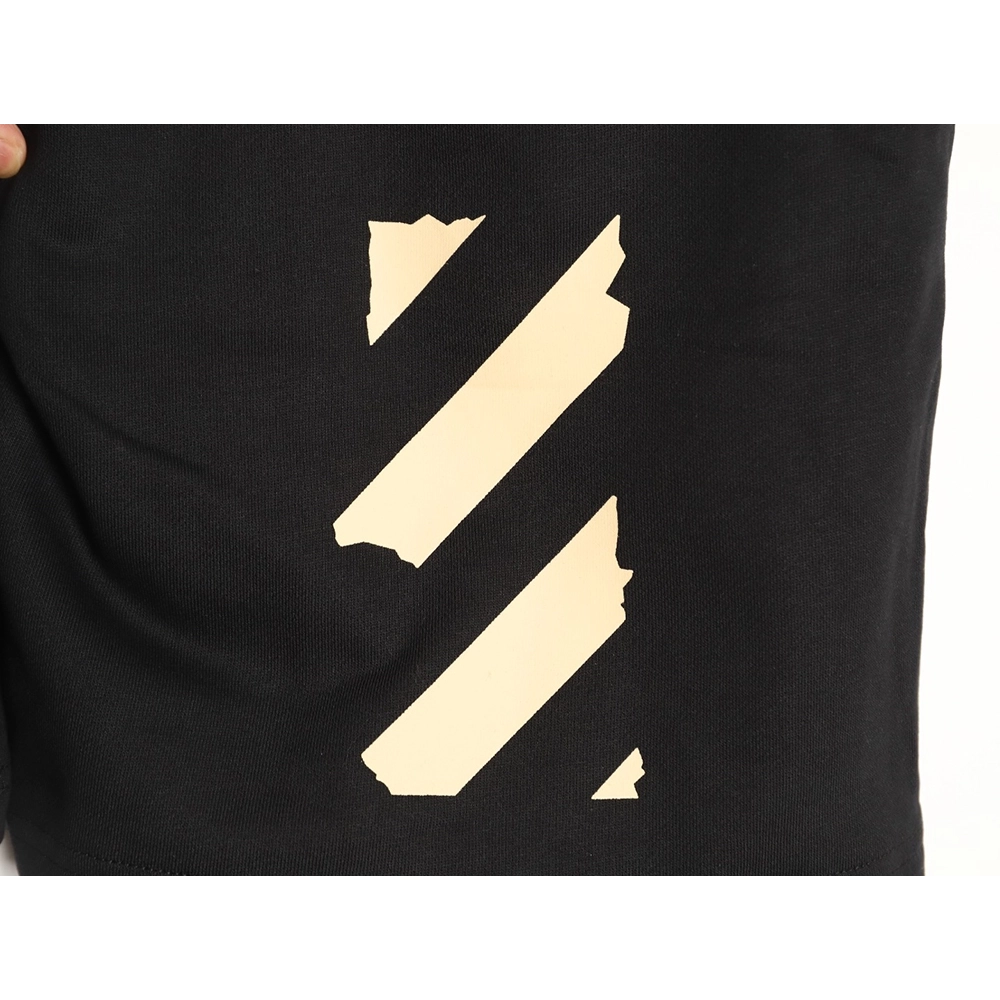 OFF-WHITE Tape-Print "OFF" Letter Shorts,Off White