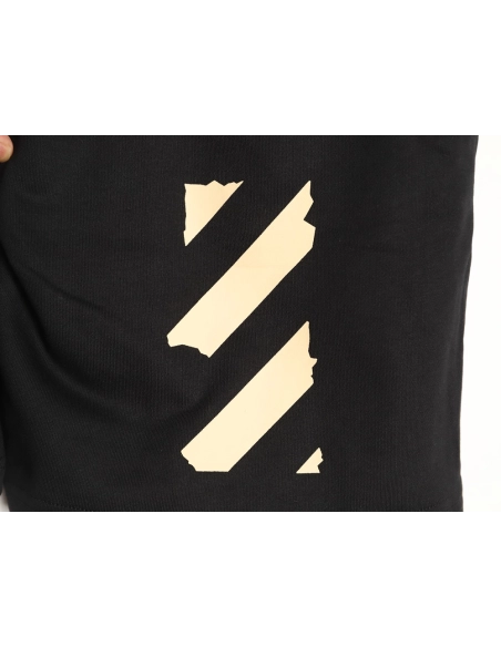 OFF-WHITE Tape-Print "OFF" Letter Shorts,Off White