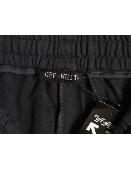 OFF WHITE round OFF letter print shorts,Off White