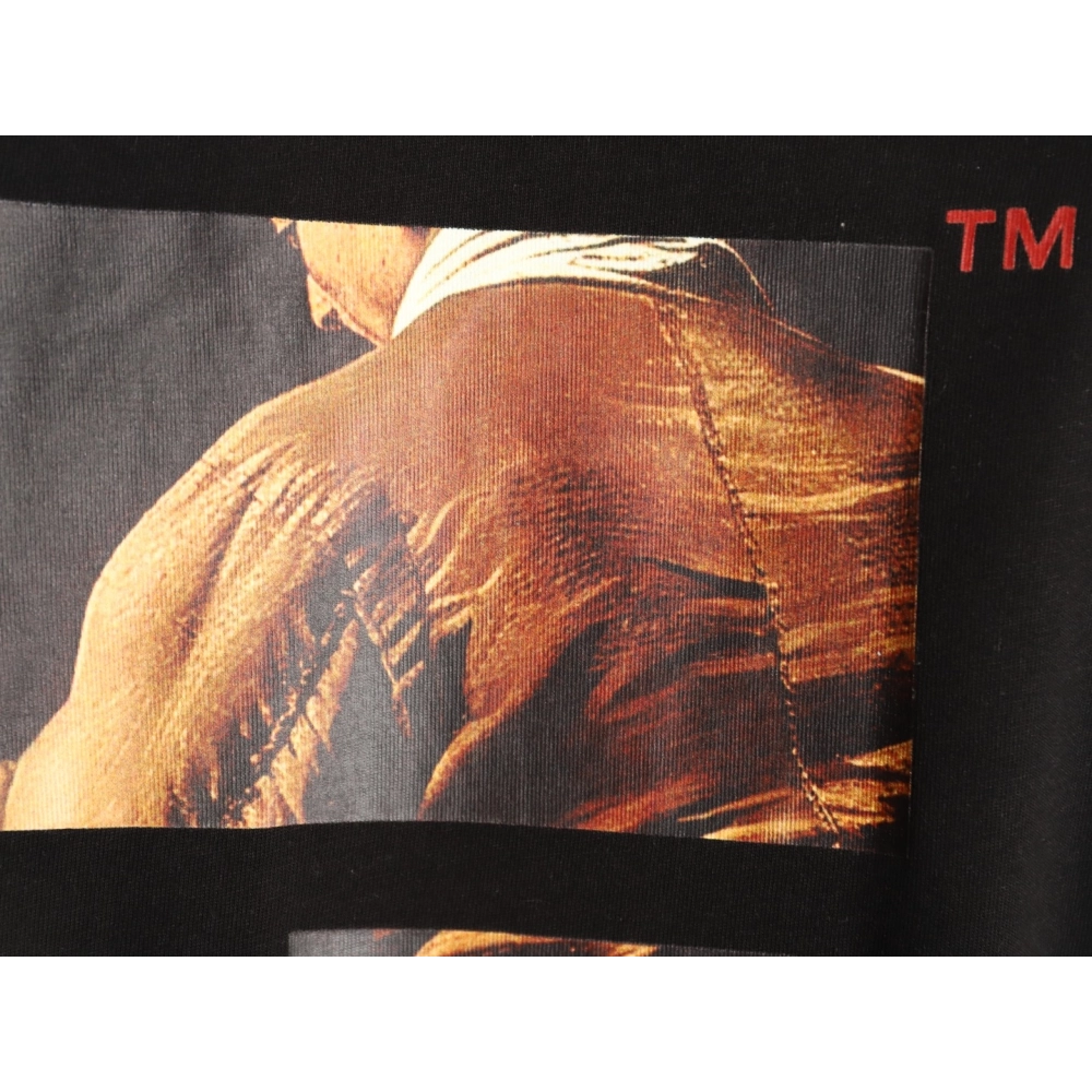 OFF WHITE Horse Print Short-Sleeve T-Shirt TSK1,Off White