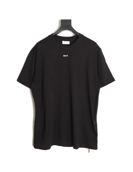 OFF WHITE Beaded Twill Short-Sleeve T-Shirt,Off White
