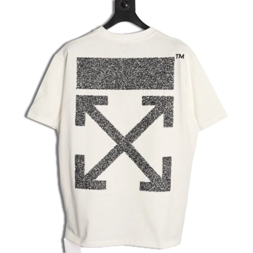 OFF WHITE Sandblasted Arrow Silver Short-Sleeve T-Shirt,Off White