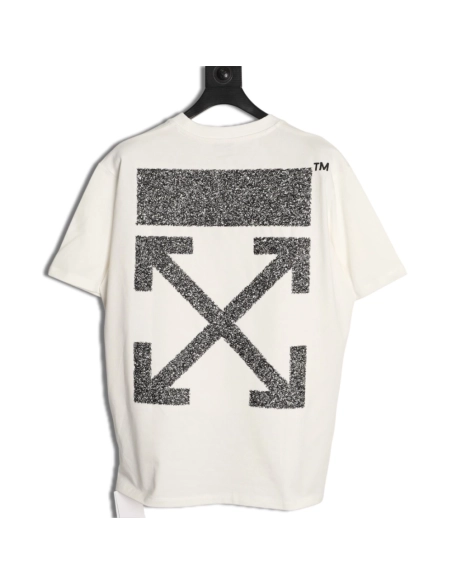 OFF WHITE Sandblasted Arrow Silver Short-Sleeve T-Shirt,Off White