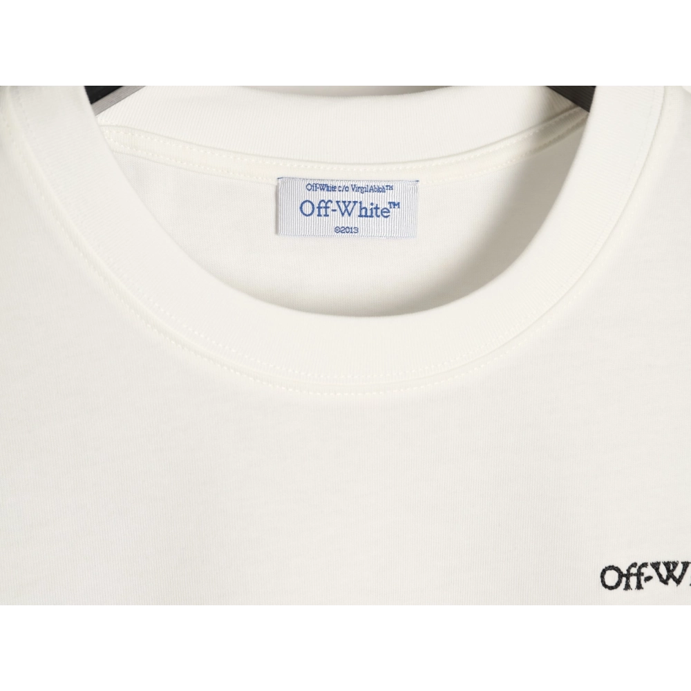 OFF WHITE Sandblasted Arrow Silver Short-Sleeve T-Shirt,Off White