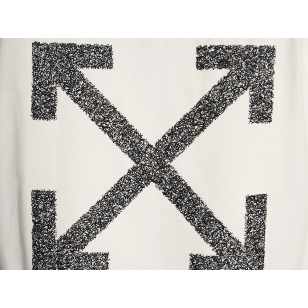 OFF WHITE Sandblasted Arrow Silver Short-Sleeve T-Shirt,Off White