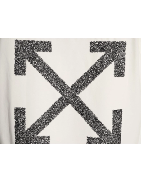 OFF WHITE Sandblasted Arrow Silver Short-Sleeve T-Shirt,Off White