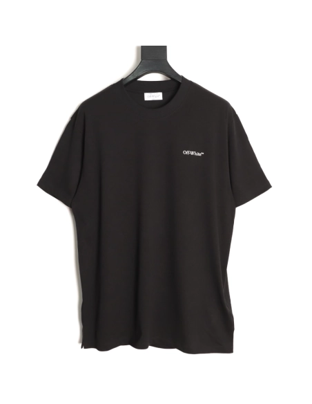 OFF-WHITE "Liquid Metal" Arrows Short-Sleeve T-Shirt,Off White