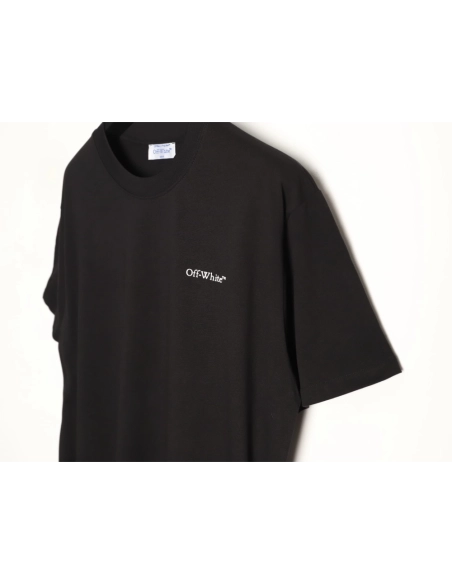 OFF-WHITE "Liquid Metal" Arrows Short-Sleeve T-Shirt,Off White