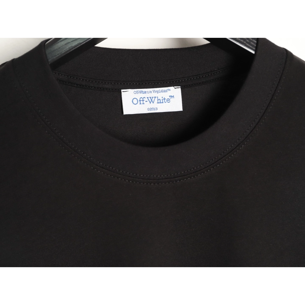OFF-WHITE "Liquid Metal" Arrows Short-Sleeve T-Shirt,Off White