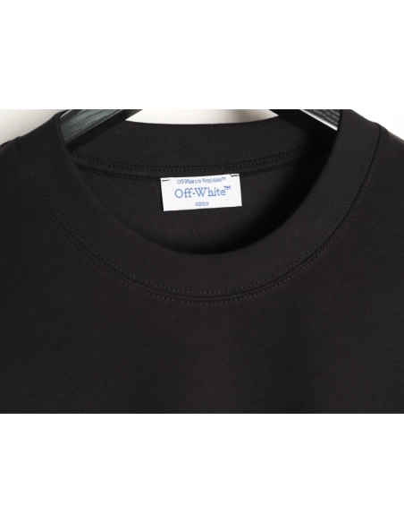 OFF-WHITE "Liquid Metal" Arrows Short-Sleeve T-Shirt,Off White