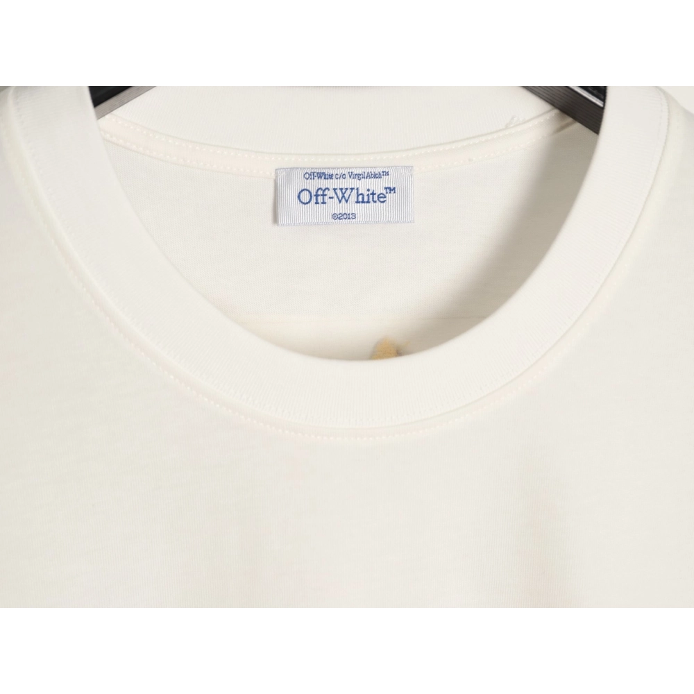 OFF-WHITE Autumn Embroidered Leaf Short-Sleeve T-Shirt,Off White