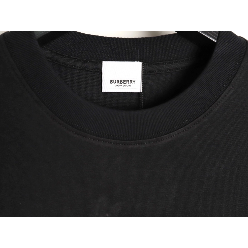 Burberry Plaid Patch Embroidery Short-Sleeve T-Shirt TSK1,Burberry