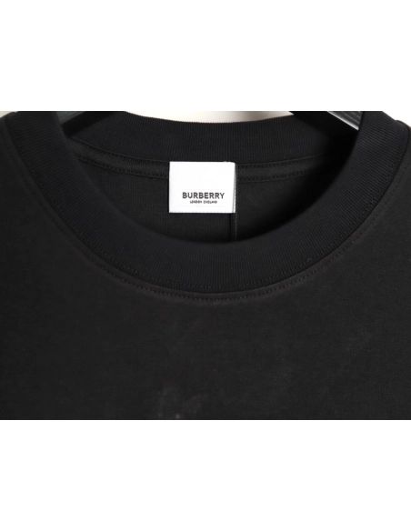 Burberry Plaid Patch Embroidery Short-Sleeve T-Shirt TSK1,Burberry