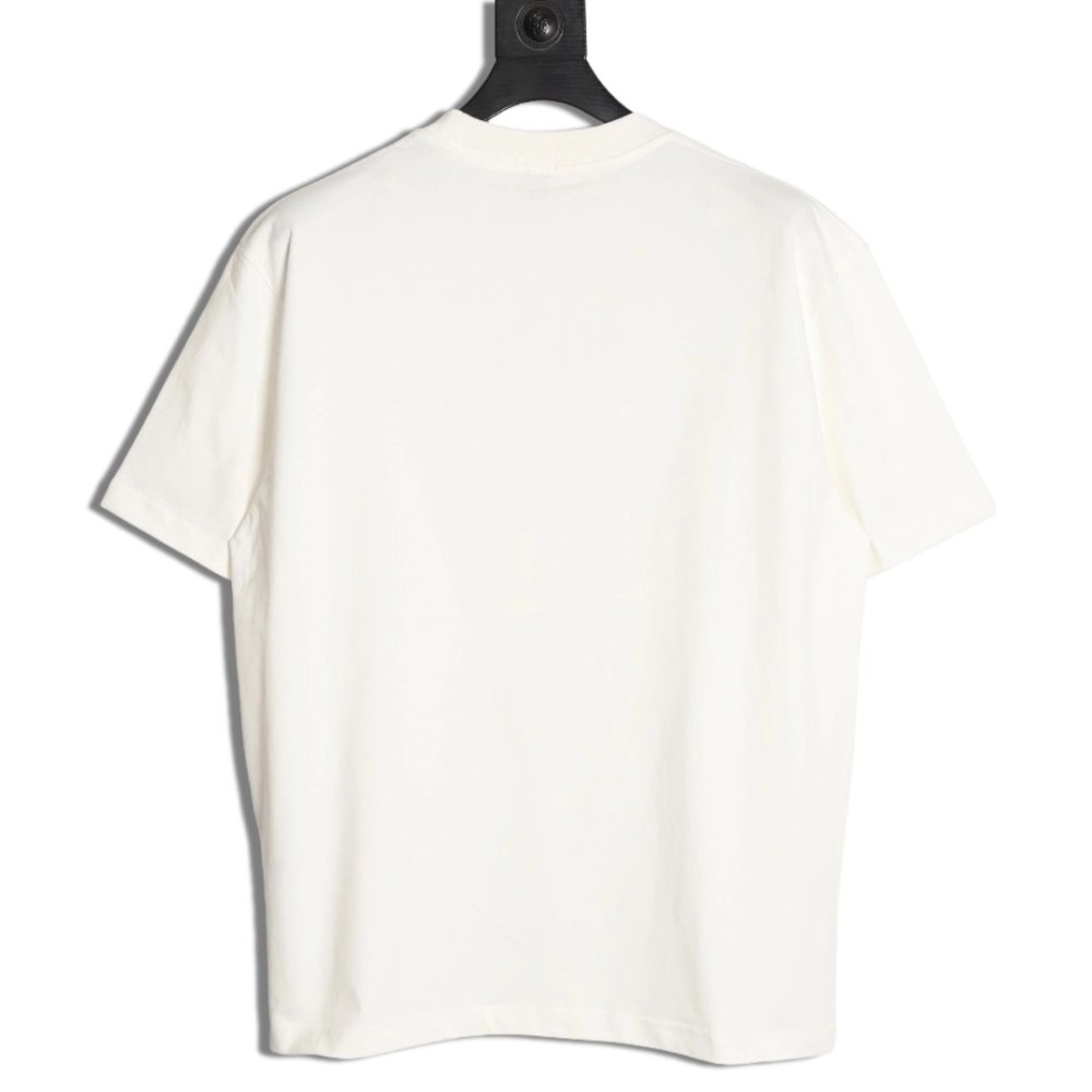 Burberry Plaid Patch Embroidery Short-Sleeve T-Shirt,Burberry