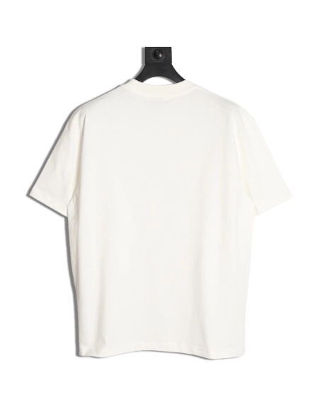 Burberry Plaid Patch Embroidery Short-Sleeve T-Shirt,Burberry