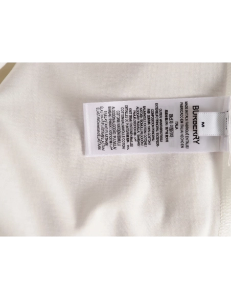 Burberry Plaid Patch Embroidery Short-Sleeve T-Shirt,Burberry