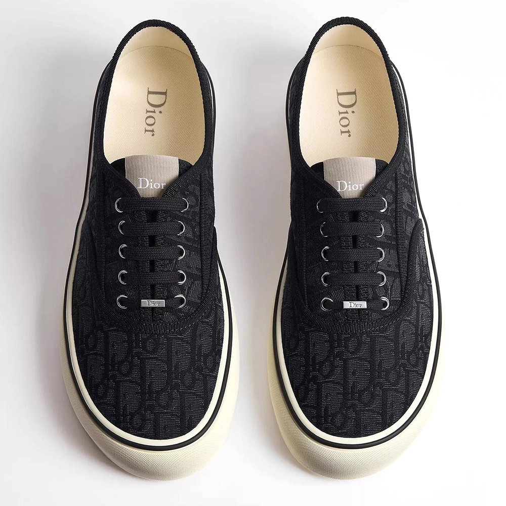 Dior Saltwind Sneaker Black Oblique Jacquard,DIOR Sneakers