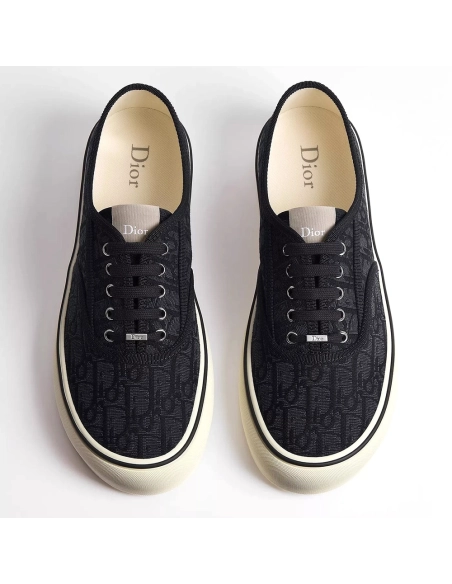 Dior Saltwind Sneaker Black Oblique Jacquard,DIOR Sneakers