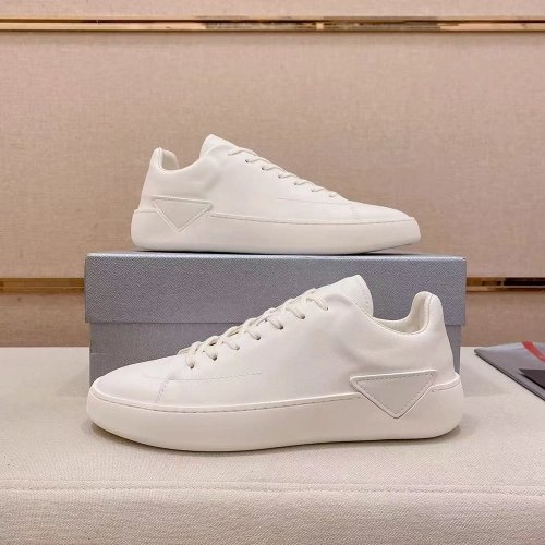 Prada Court leather sneakers,PRADA SNEAKER