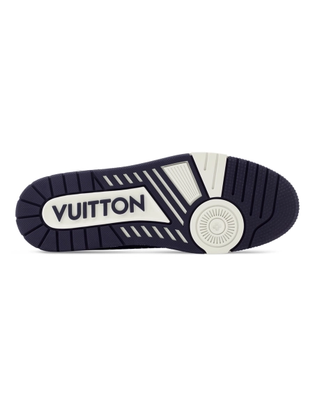 Louis Vuitton Denim Indigo Blue Trainer Sneaker 1AJ515,LOUIS VUITTON Sneakers