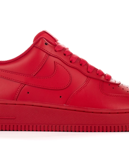 Nike Air Force 1 Low 07 LV8 1 Triple Red,NIKE AIR FORCE