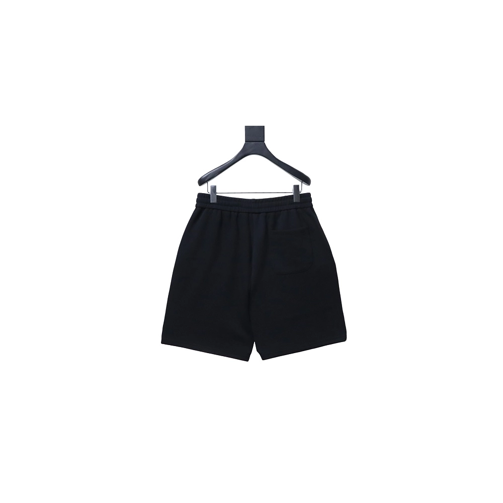 Loewe Applique Letter Shorts Black,Loewe Shorts,Shorts,CLOTHES