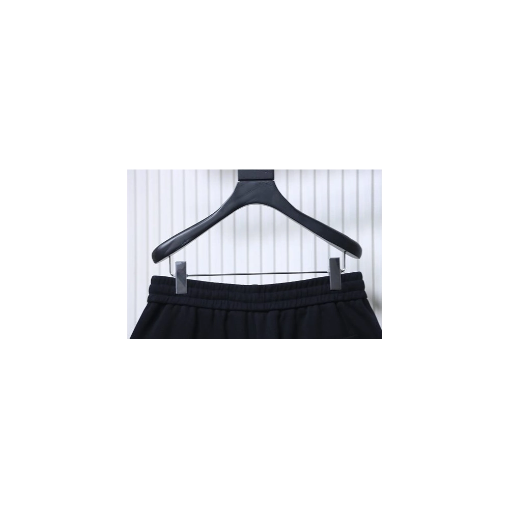 Loewe Applique Letter Shorts Black,Loewe Shorts,Shorts,CLOTHES