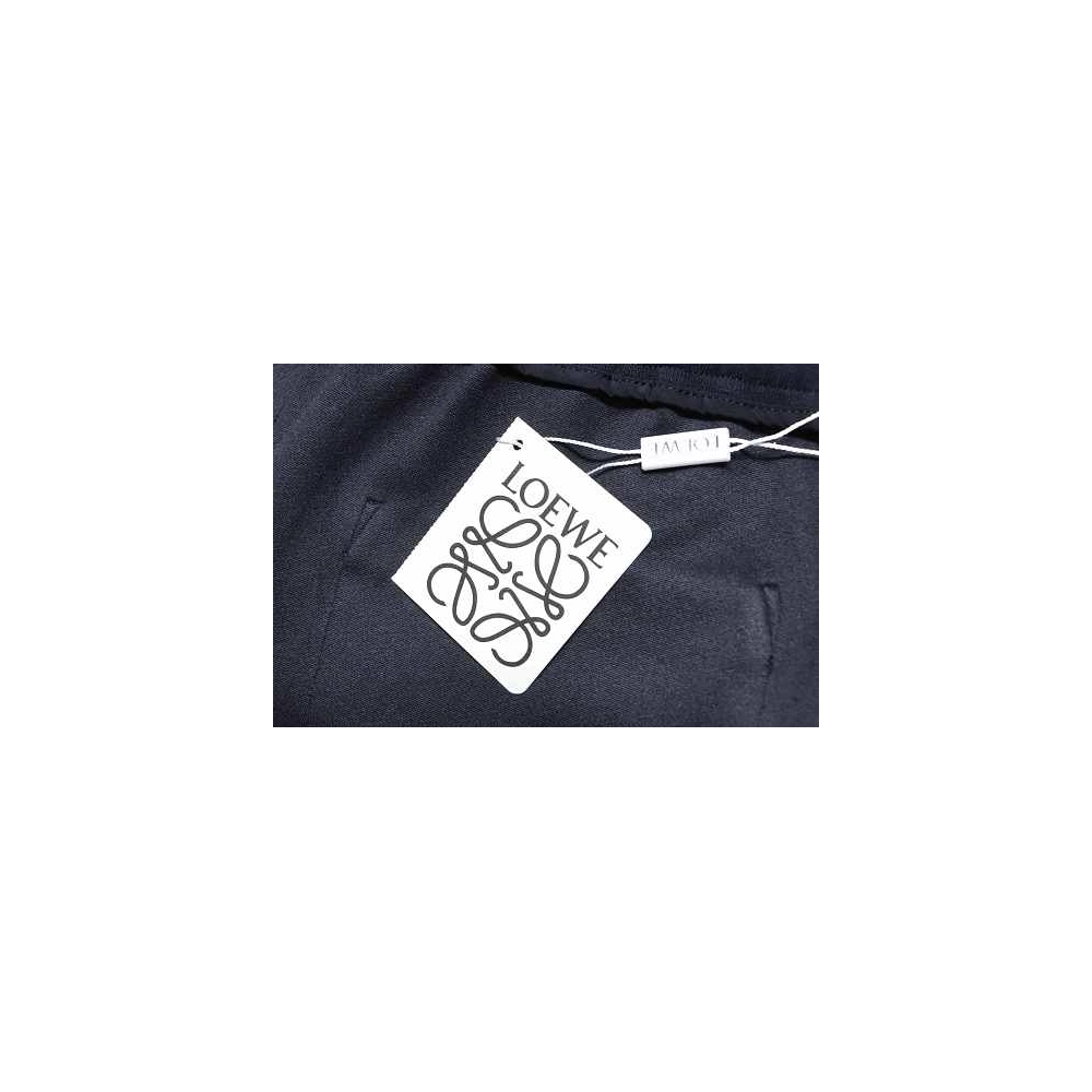 Loewe Applique Letter Shorts Black,Loewe Shorts,Shorts,CLOTHES