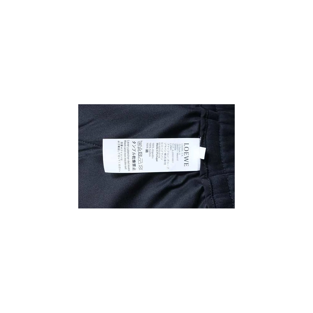 Loewe Applique Letter Shorts Black,Loewe Shorts,Shorts,CLOTHES