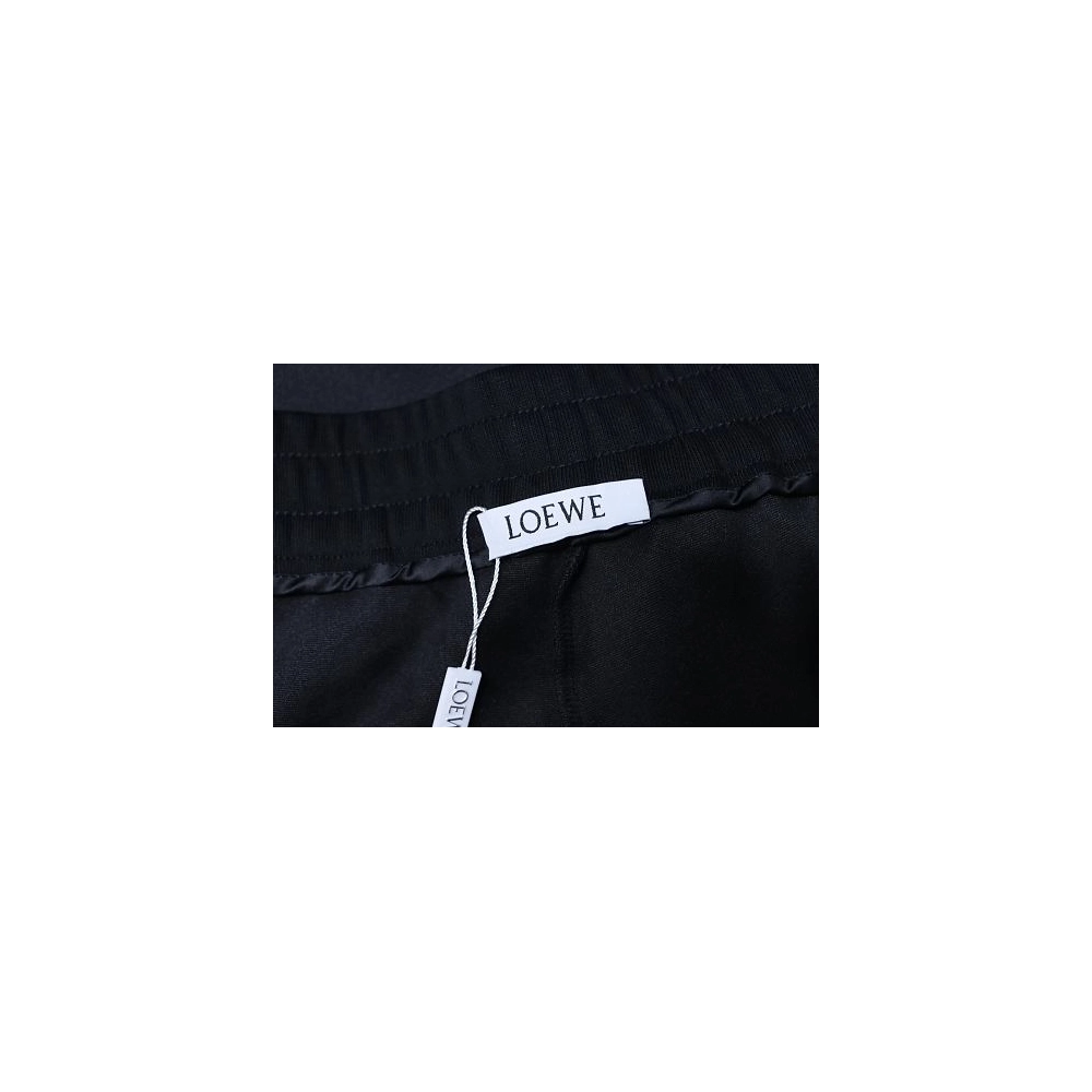 Loewe Letter Logo Print Shorts Black,Loewe Shorts,Shorts,CLOTHES