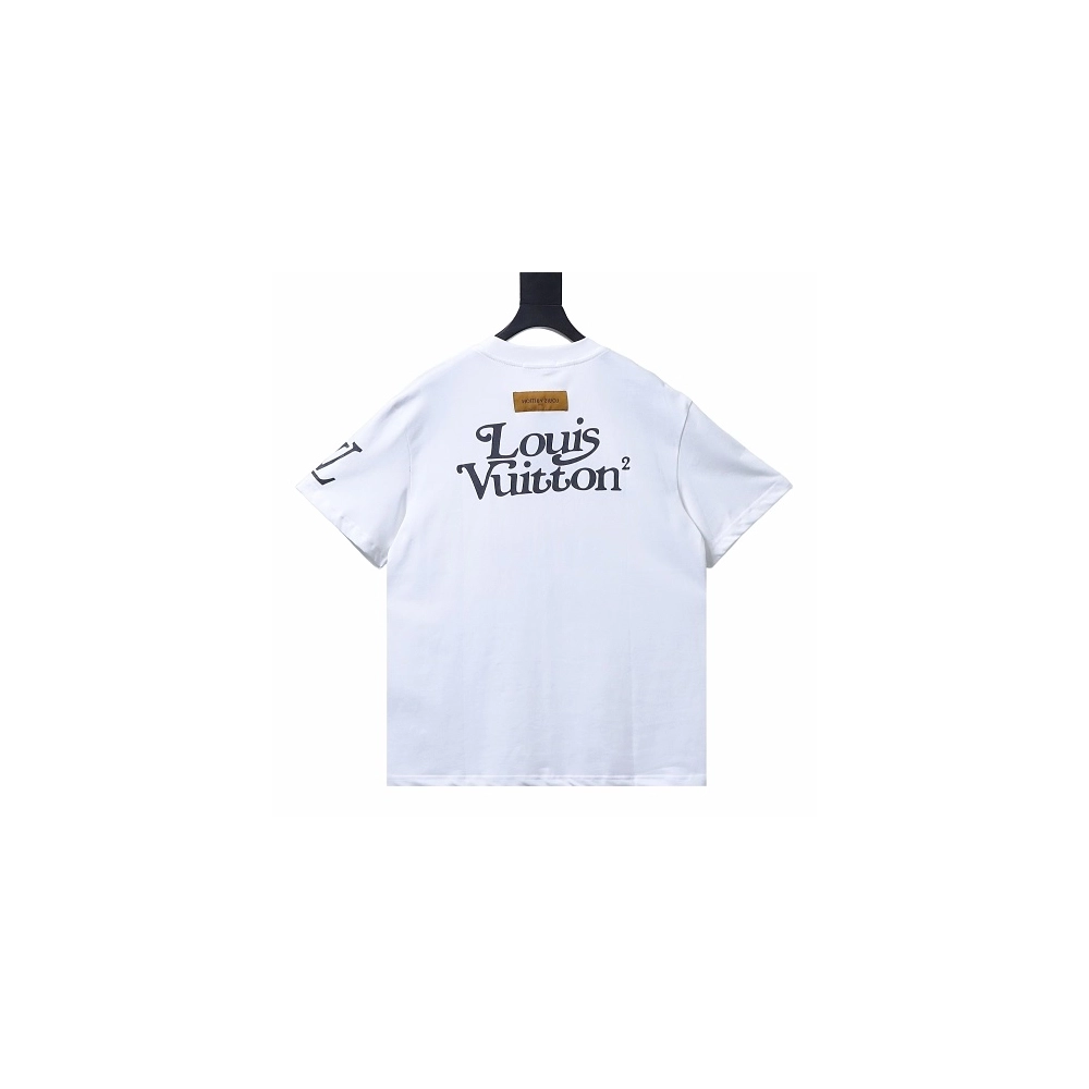 Louis Vuitton Cartoon Rabbit Print T-Shirt White,Louis Vuitton T-Shirts,T-Shirts,CLOTHES