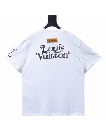 Louis Vuitton Cartoon Rabbit Print T-Shirt White,Louis Vuitton T-Shirts,T-Shirts,CLOTHES