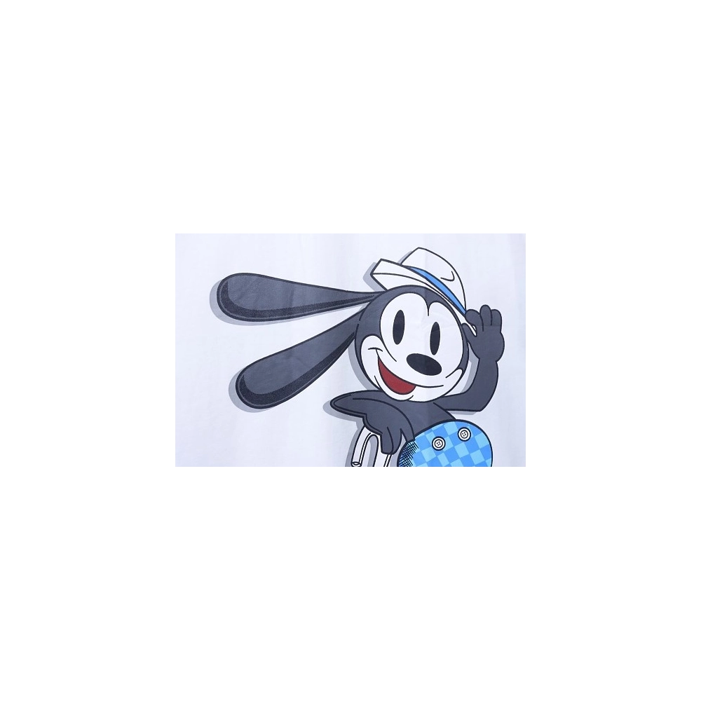 Louis Vuitton Cartoon Rabbit Print T-Shirt White,Louis Vuitton T-Shirts,T-Shirts,CLOTHES