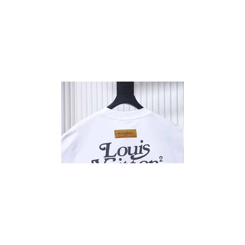 Louis Vuitton Cartoon Rabbit Print T-Shirt White,Louis Vuitton T-Shirts,T-Shirts,CLOTHES