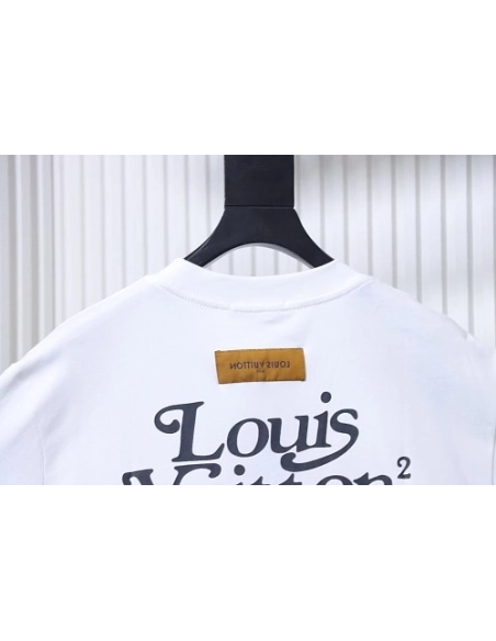 Louis Vuitton Cartoon Rabbit Print T-Shirt White,Louis Vuitton T-Shirts,T-Shirts,CLOTHES