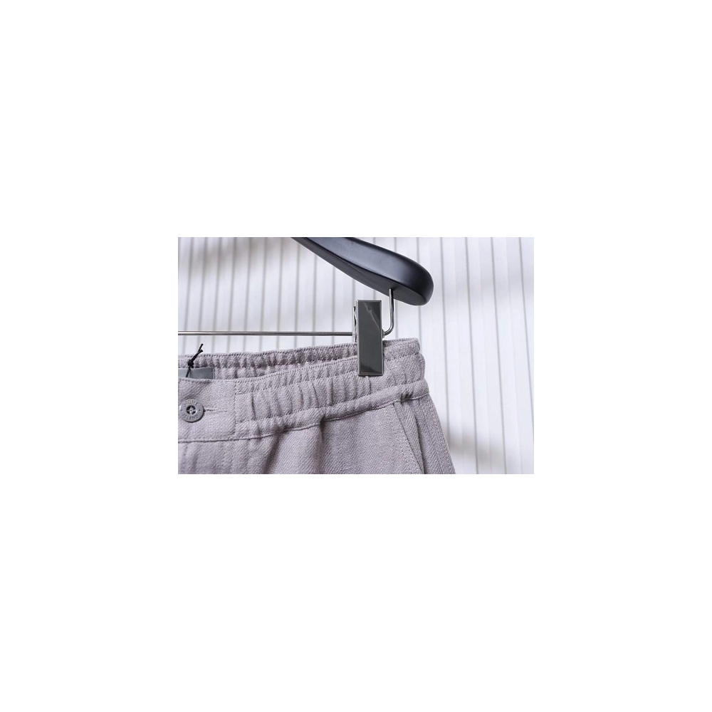 Stone Island Grey Linen Shorts,Stone Island Shorts,Shorts,CLOTHES
