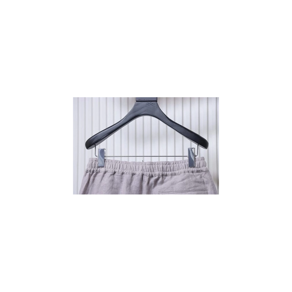 Stone Island Grey Linen Shorts,Stone Island Shorts,Shorts,CLOTHES
