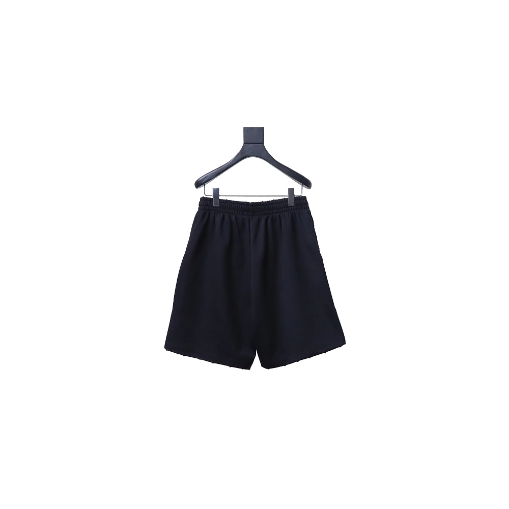 Balenciaga Spray-Paint Letter Drawstring Shorts,Balenciaga Shorts,Shorts,CLOTHES